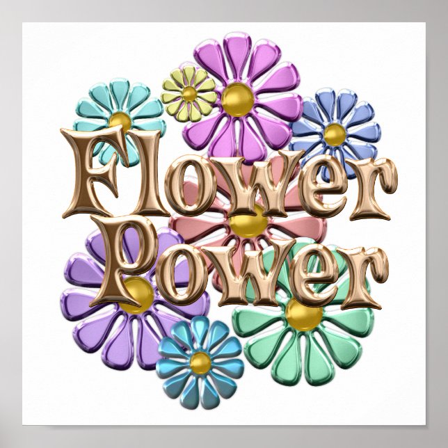 Blume Power Poster (Vorne)