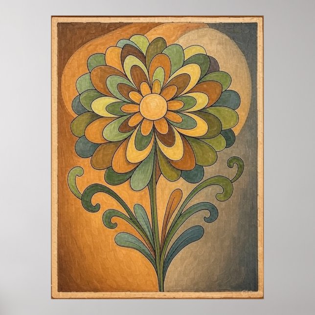 Blume Power Poster (Vorne)