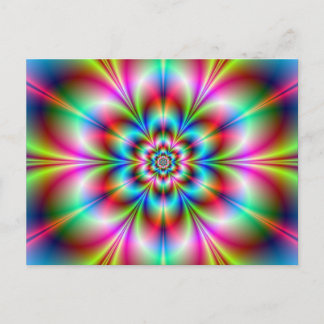 Blume Power Postkarte