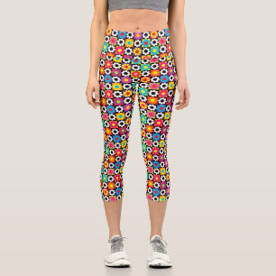 Blume-Power-Quadrate Capri Leggings