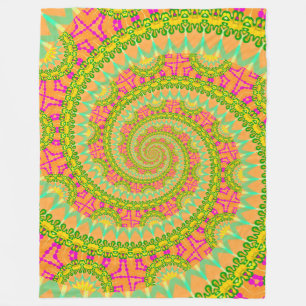 Blume Power Spiral SUNNY Fleecedecke