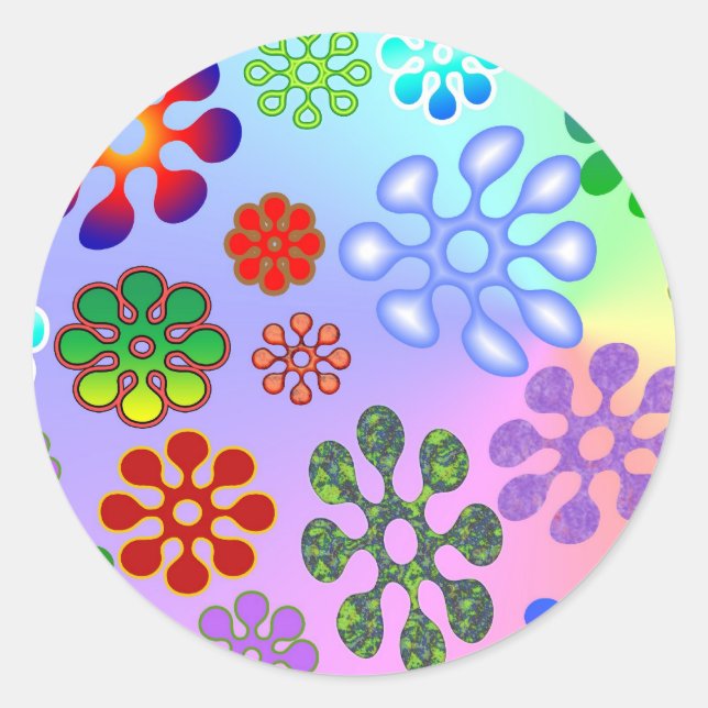 Blume Power Sticker (Vorderseite)