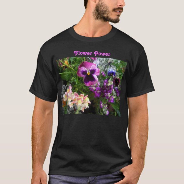 Blume Power T-Shirt (Vorderseite)