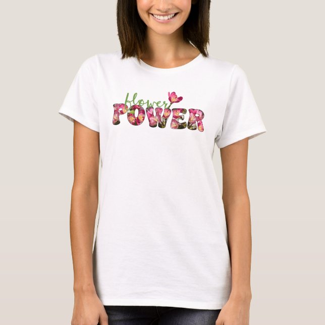 Blume Power Tee (Vorderseite)