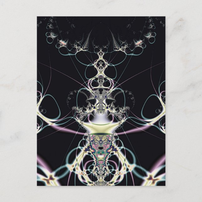 Blume Queen Postkarte (Vorderseite)