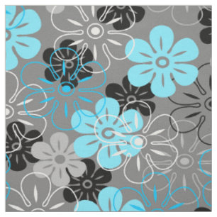 Blume Rain Hawaiian Retro Floral Stoff