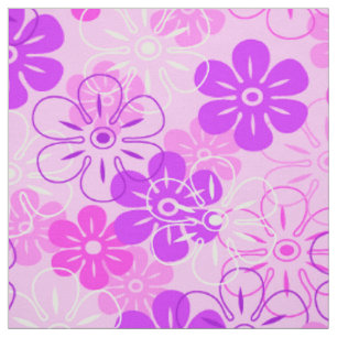 Blume Rain Hawaiian Retro Floral Stoff