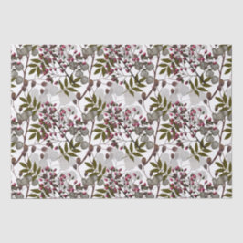 Blume Red Berries Green Blätter Seidenpapier