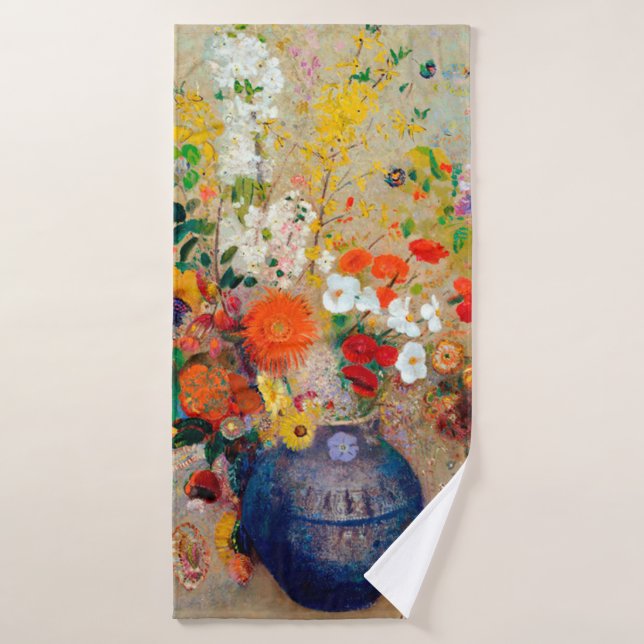 Blume, Redon Badehandtuch (Badehandtuch)