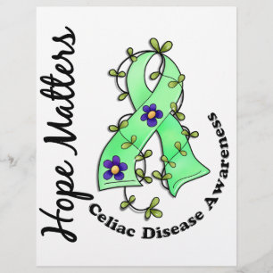 Blume Ribbon 4 Hoffnung Matters Celiac Disease Flyer