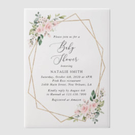 Blume, rosa Blume, Boho, Babydusche