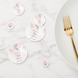 Blume, rosa Blume, Boho, Babydusche Konfetti