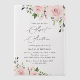 Blume, rosa Blume, Grünpflanzen, süß 16