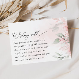 Blume, rosa Blume, Hochzeitswünsche gut Begleitkarte