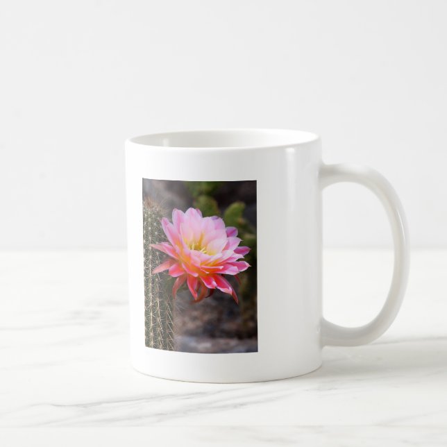 Blume Rosa Cereus Kaffeetasse (Rechts)