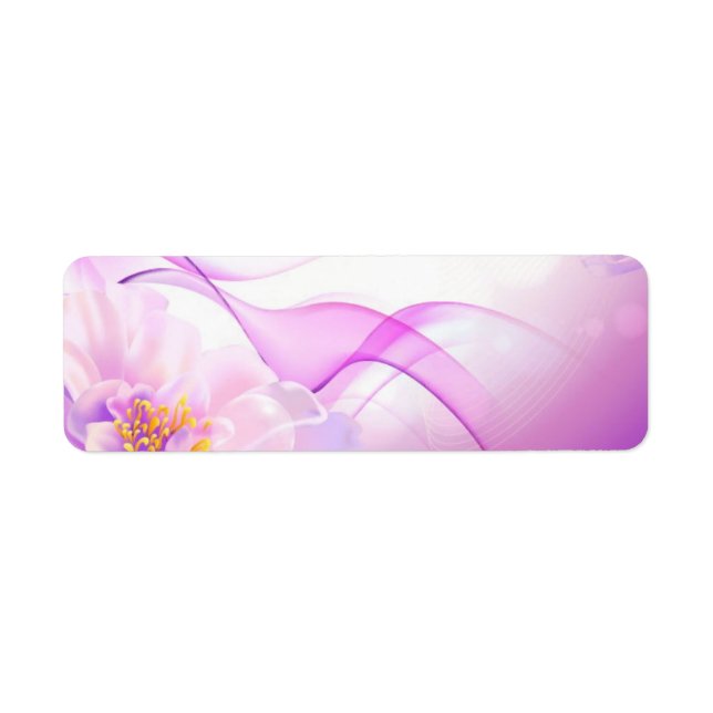 Blume-Rosa-Hintergrund-Vektor-Kunst - DIGITALER RE (Vorne)