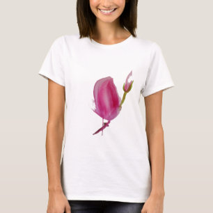 Blume Rosa Magnolia T-Shirt