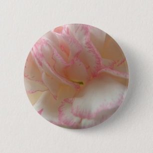 Blume Rosa und Weiß Button