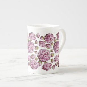 Blume Rose Camellia Prozellantasse