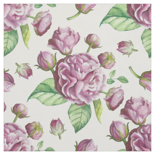 Blume Rose Camellia Stoff (Muster)