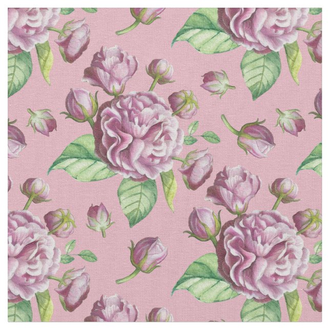 Blume Rose Garden Stoff (Nahaufnahme)