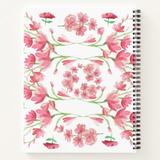 Blume, Rosenbukett, rosa Blume Notizbuch