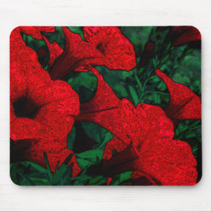 Blume: Rot Mousepad