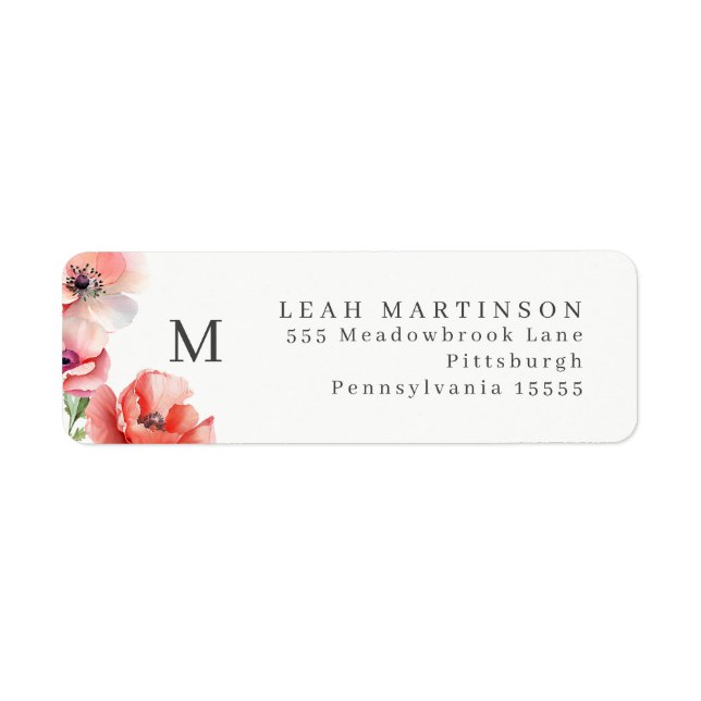 Blume Rot-Rosa-Mohnblüte (Vorne)