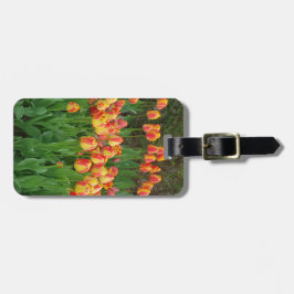 Blume Rot und Gelb Gepäckanhänger