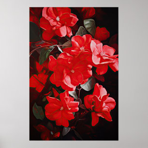 Blume Rote Garden Poster