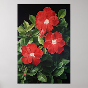 Blume Rote Garden Poster