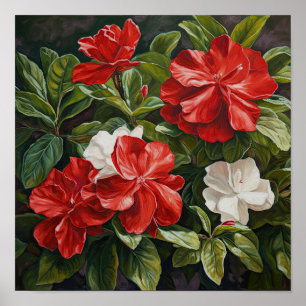 Blume Rote Garden Poster