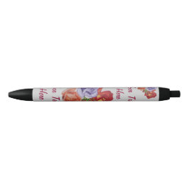 Blume rote Rosen und Rose Knospen Blumenblumen Kugelschreiber