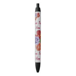 Blume rote Rosen und Rose Knospen Blumenblumen Kugelschreiber
