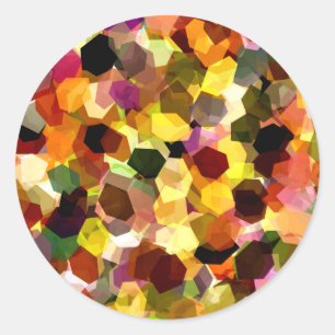 BLUME RUNDER AUFKLEBER