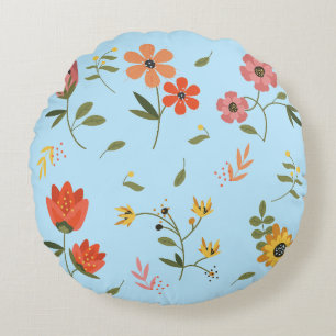 Blume Rundes Kissen