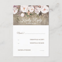 Blume Rustic Wedding RSVP