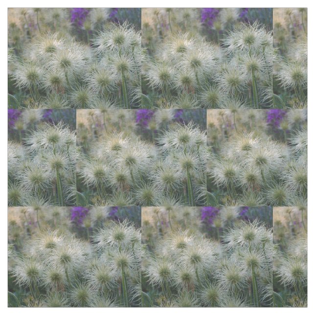 Blume-Saatköpfe aus Passhöhe Stoff (Muster)