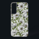 Blume Samsung Galaxy Hülle<br><div class="desc">Handgezeichnete Vektorgrafiken mit rosa Kosmos-Blume</div>