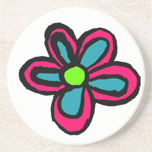 Blume Sandstein Untersetzer