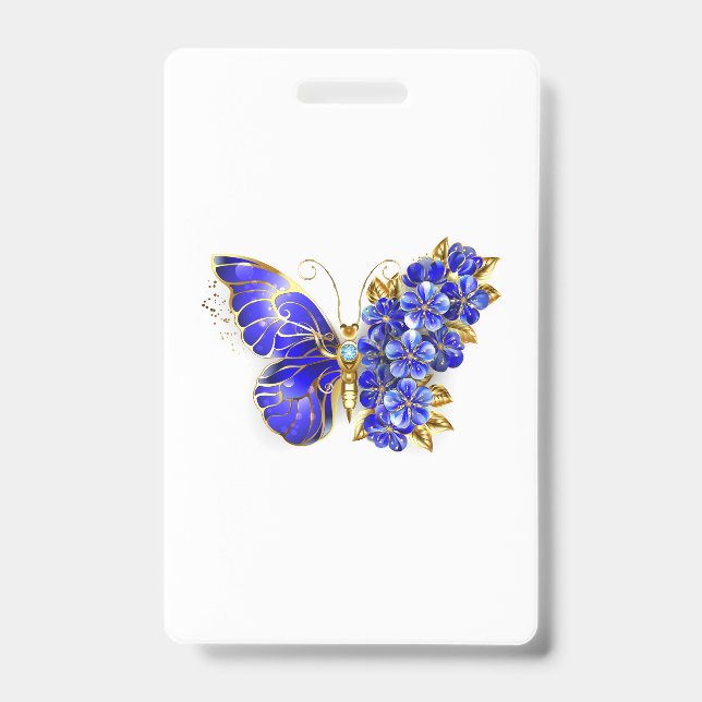 Blume Sapphire Butterfly Ausweis (Vorderseite)