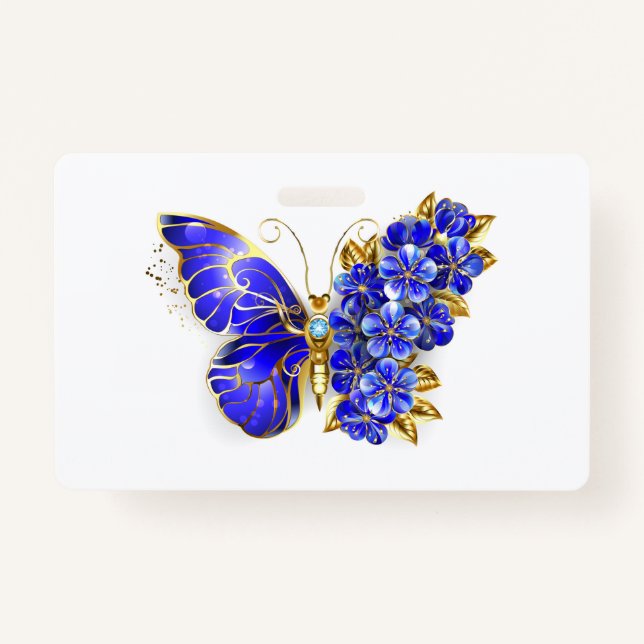 Blume Sapphire Butterfly Ausweis (Vorderseite)