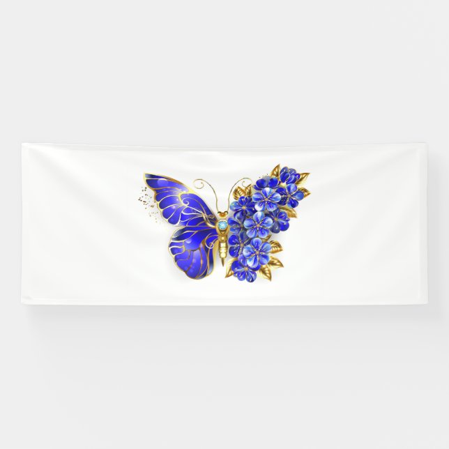 Blume Sapphire Butterfly Banner (Horizontal)