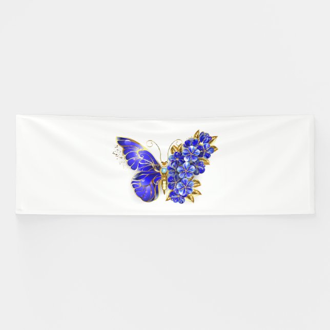 Blume Sapphire Butterfly Banner (Horizontal)