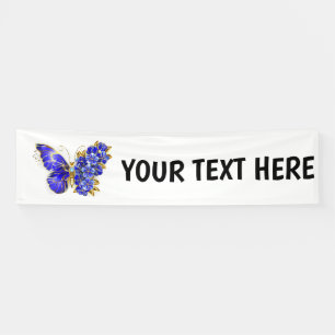 Blume Sapphire Butterfly Banner