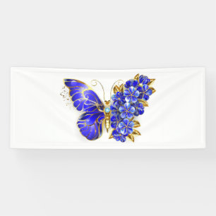Blume Sapphire Butterfly Banner