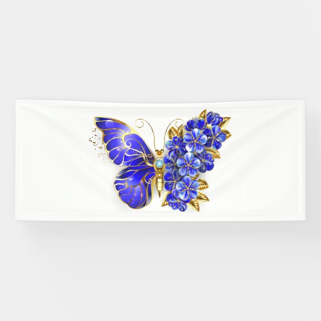 Blume Sapphire Butterfly Banner (Horizontal)