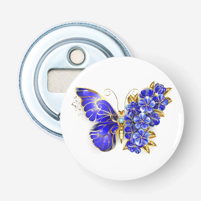 Blume Sapphire Butterfly Flaschenöffner (Vorderseite)