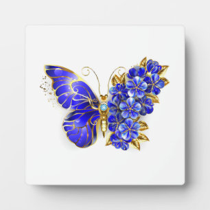 Blume Sapphire Butterfly Fotoplatte