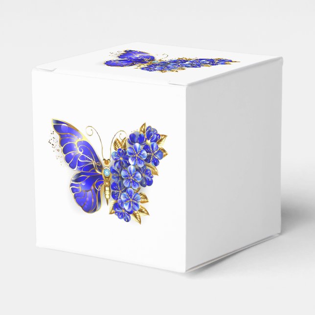 Blume Sapphire Butterfly Geschenkschachtel (Vorderseite)
